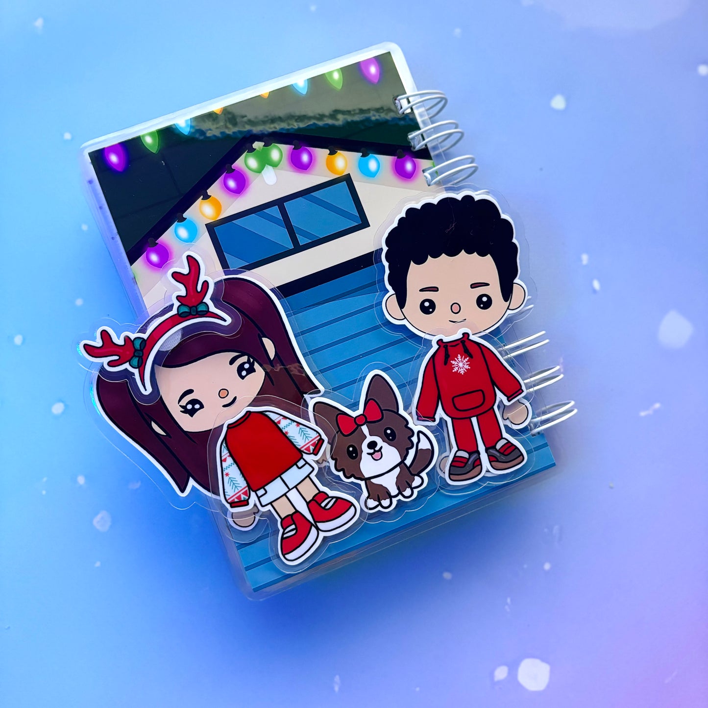 Wintermärchen (Teil 1) – Mini-Buch mit Klett-Stickern