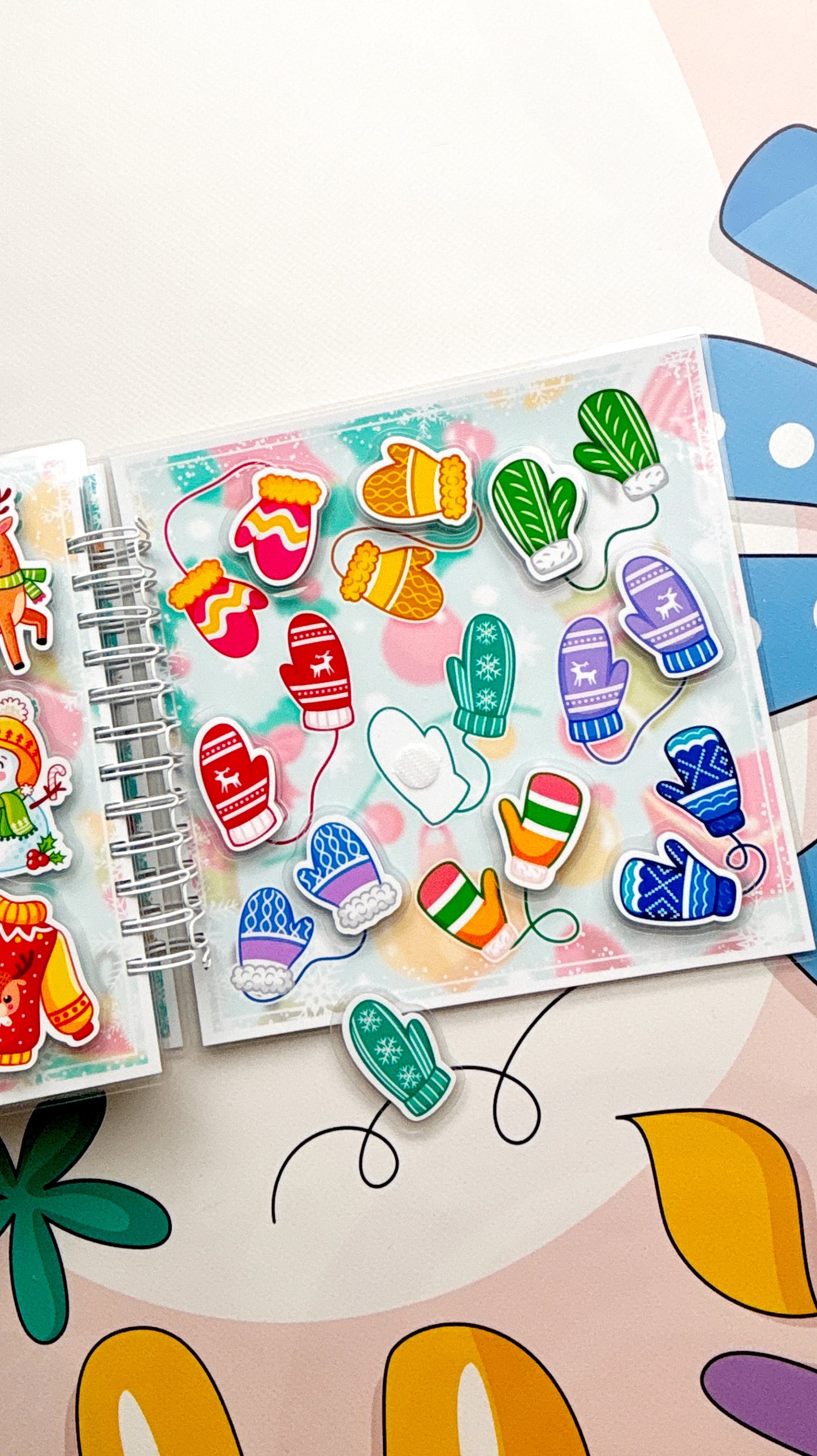 Winterspaß - Interaktives Buch mit Klett-Stickern