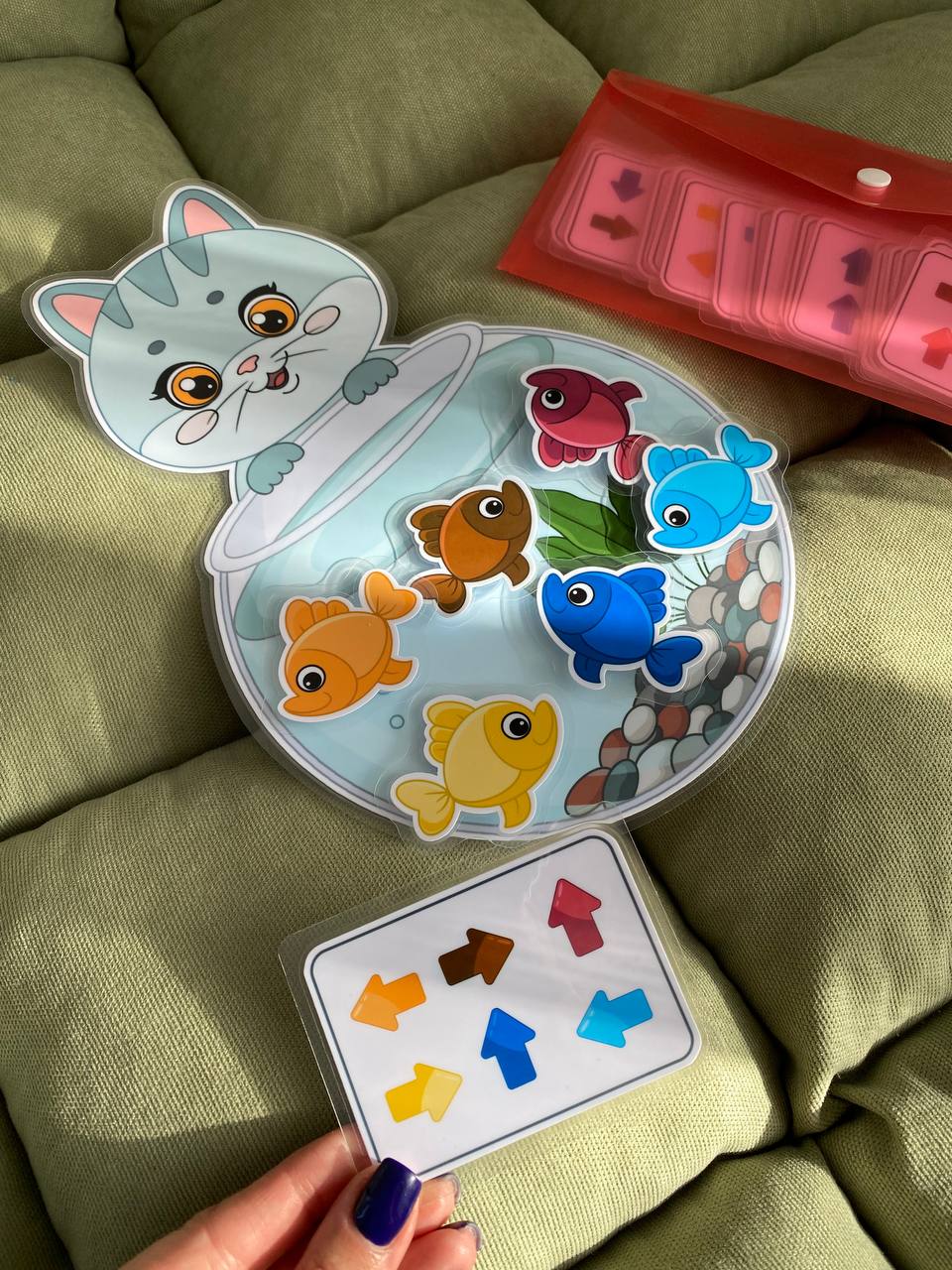 Lernspiel „Aquarium“ – Farben & Richtungen lernen