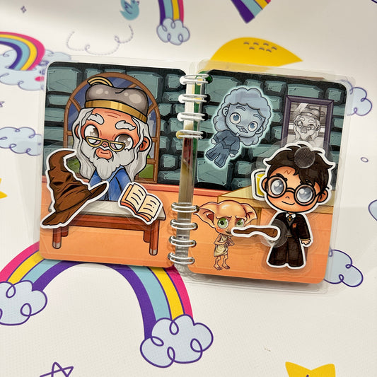 Magische Zauberschule - Mini-Buch mit Klett-Elementen