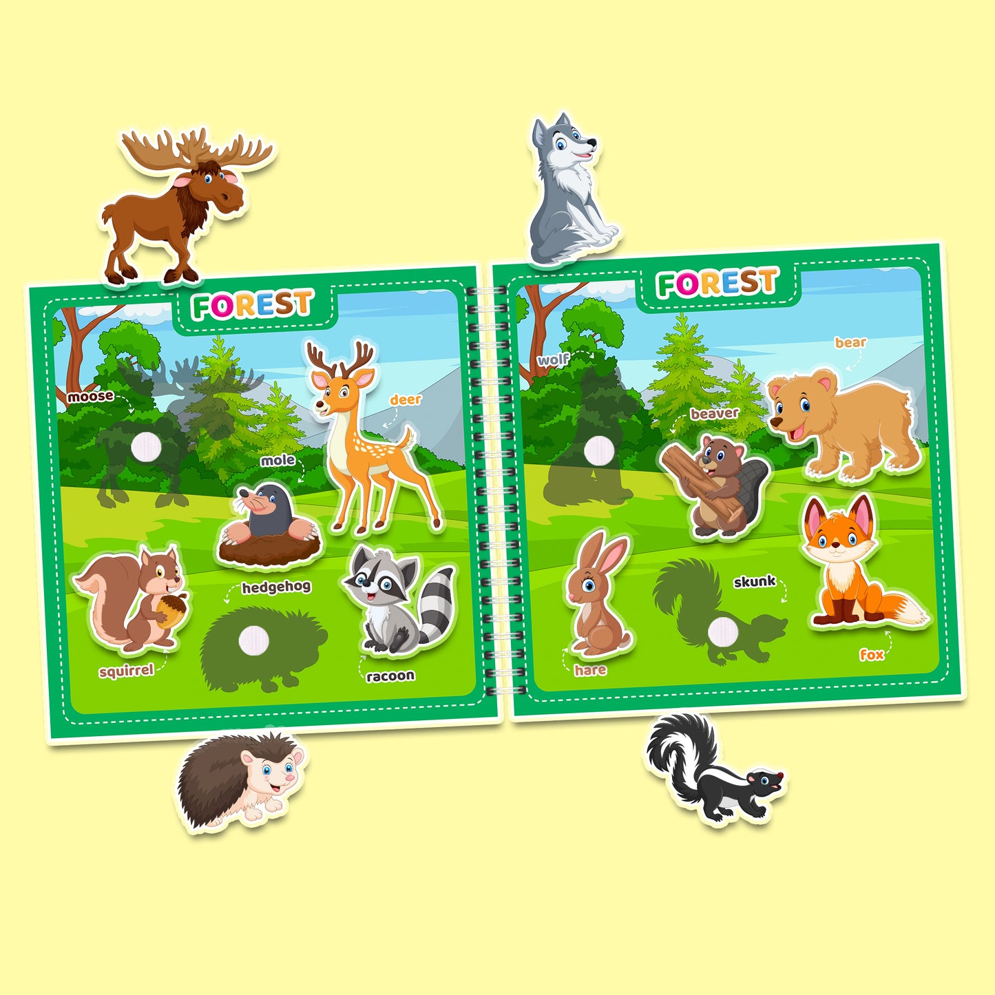 My First English (Part 1) – Interaktives Buch mit Klett-Stickern