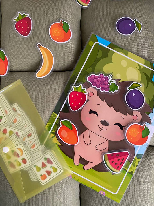 Lernspiel „Der fleißige Igel“ - Sammle nach Vorlage