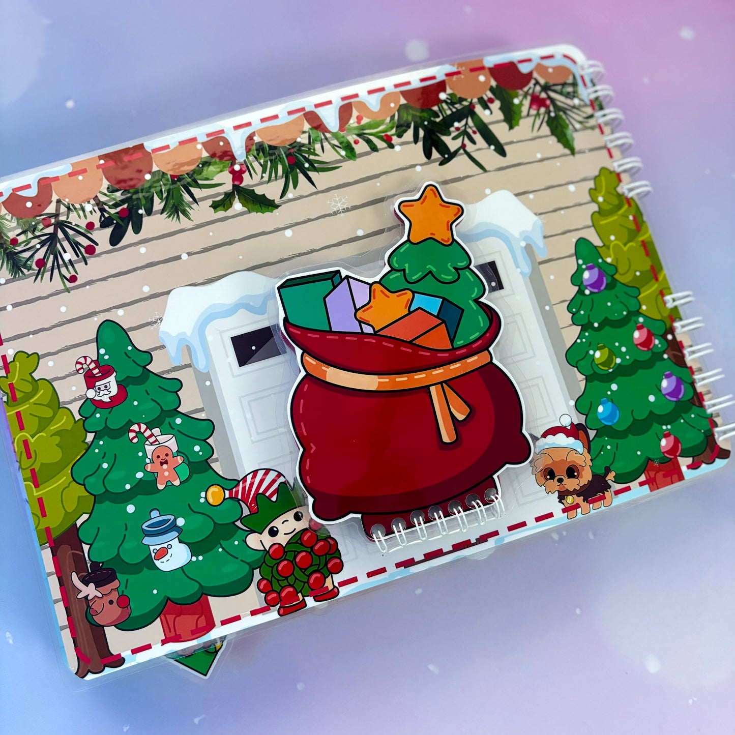 Wintergeschichten – Kreativ-Buch mit Klett-Stickern