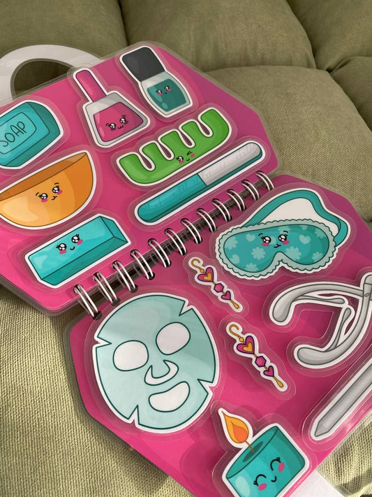 Mädchen Traumtasche – Kreativ-Buch mit Klett-Stickern