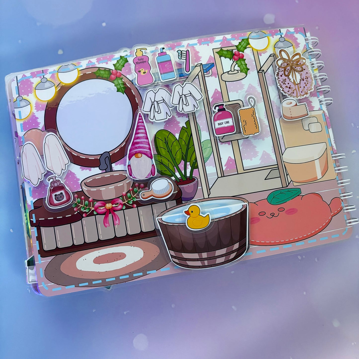 Wintergeschichten – Kreativ-Buch mit Klett-Stickern