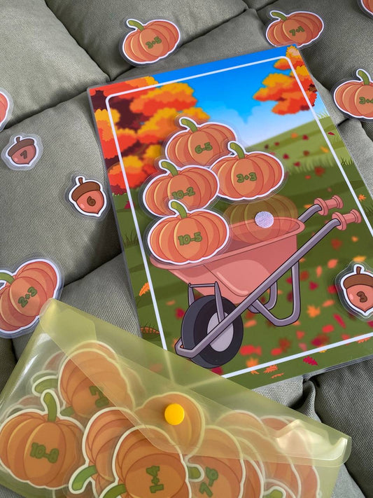 Lernspiel „Herbstliche Kürbiszauberei“ – Rechnen bis 10