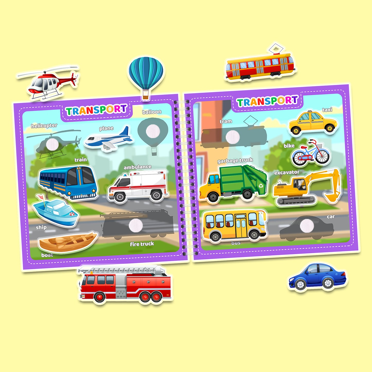 My First English (Part 2) – Interaktives Buch mit Klett-Stickern