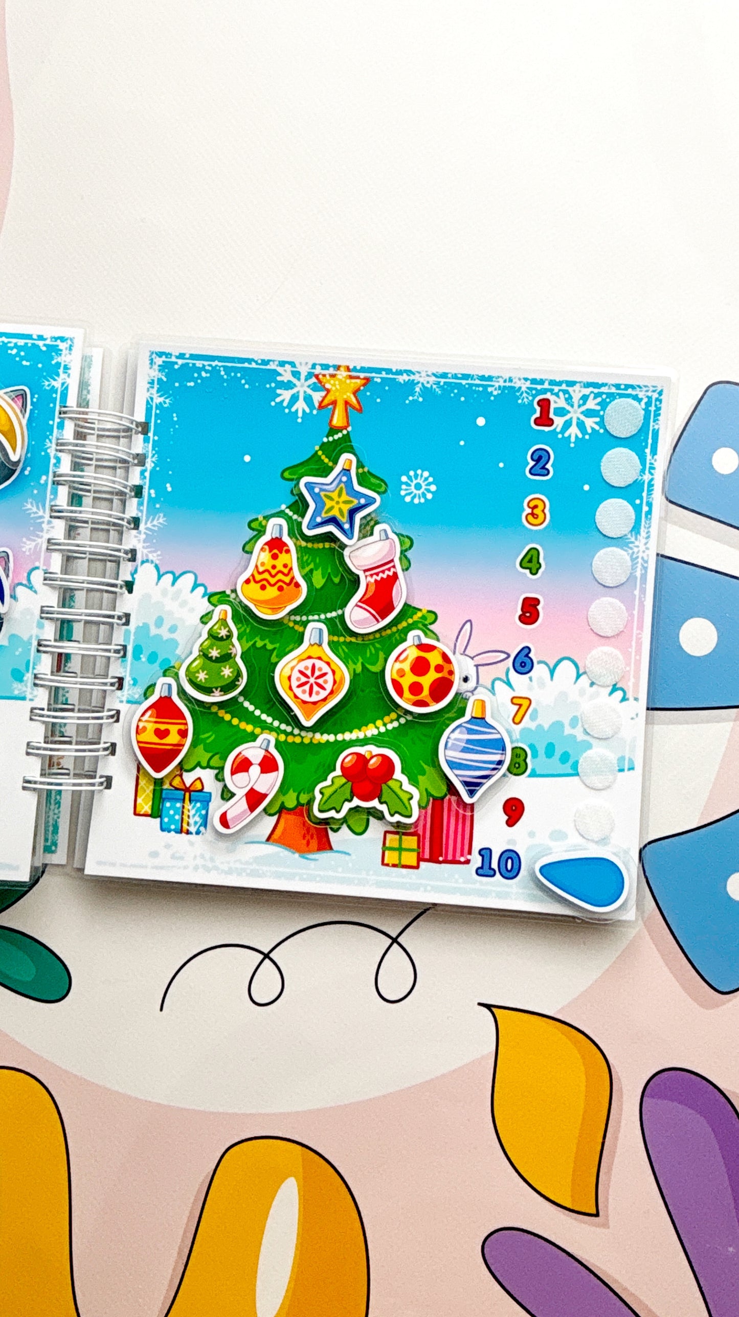 Winterspaß - Interaktives Buch mit Klett-Stickern