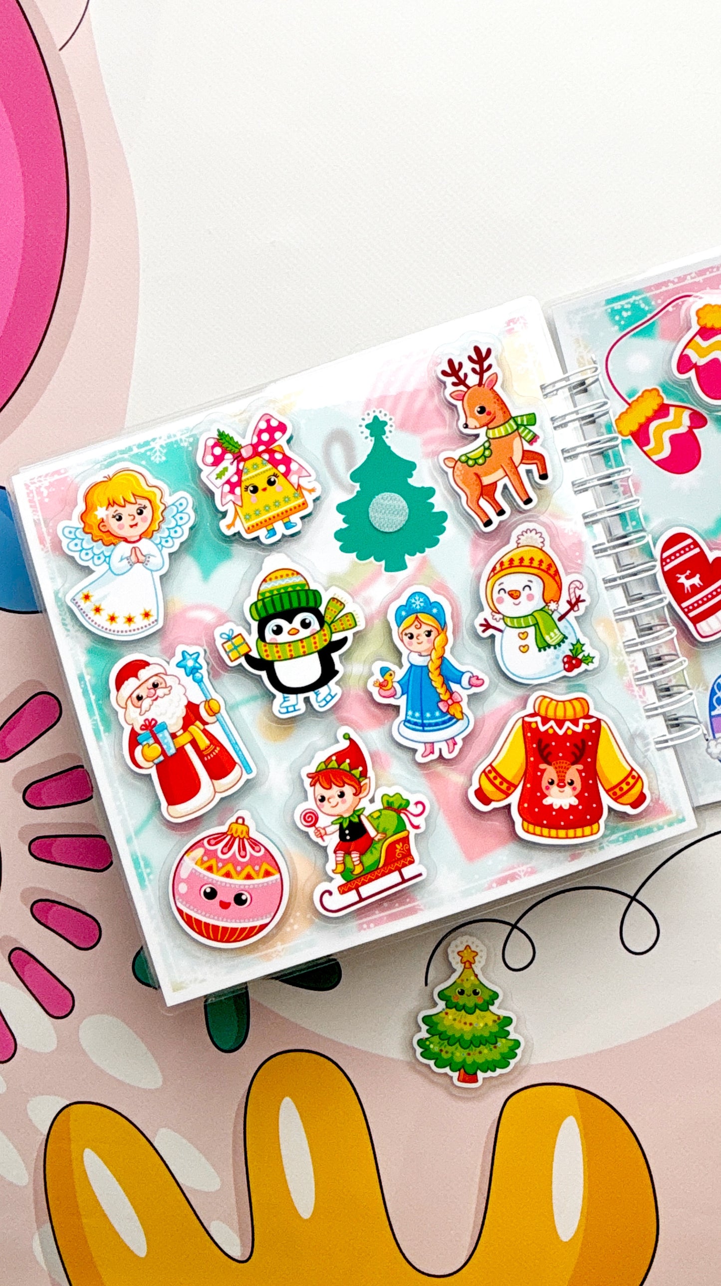 Winterspaß - Interaktives Buch mit Klett-Stickern