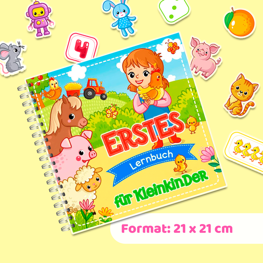 Erstes Lernbuch für Kleinkinder - Interaktives Buch mit Klett-Elementen