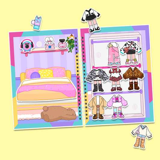 My Best Friends – Mini-Buch mit Klett-Stickern