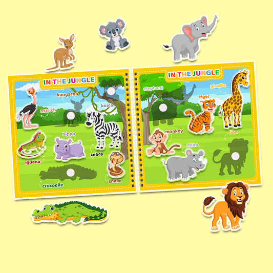 My First English (Part 2) – Interaktives Buch mit Klett-Stickern