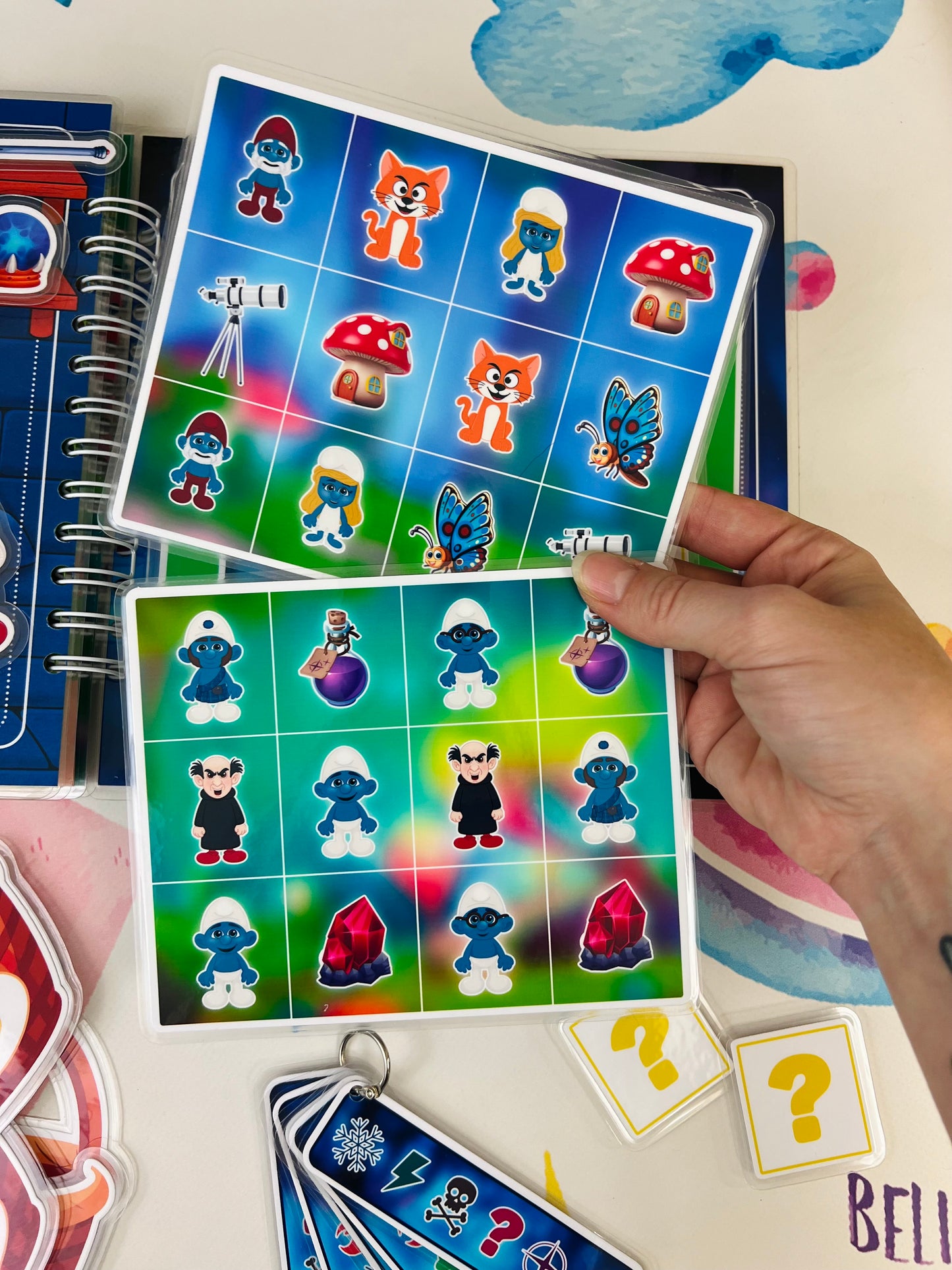 Märchenschlümpfe – Interaktives Buch mit Klett-Stickern