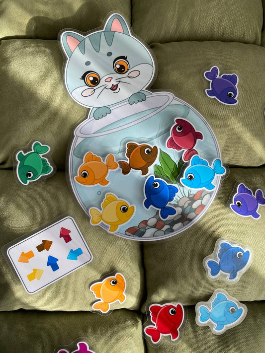 Lernspiel „Aquarium“ – Farben & Richtungen lernen