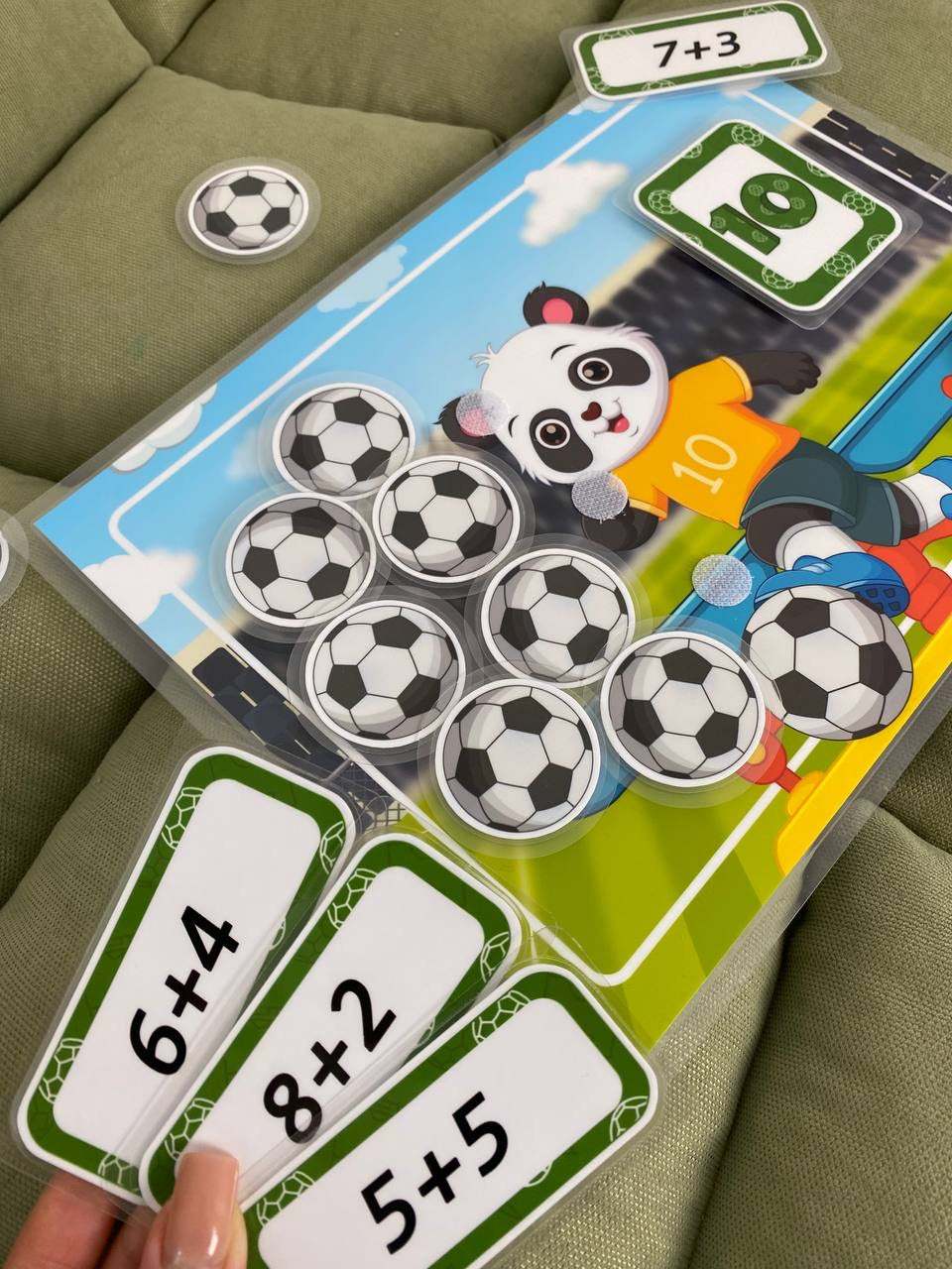 Lernspiel „Fußballspaß“ – Rechnen bis 10