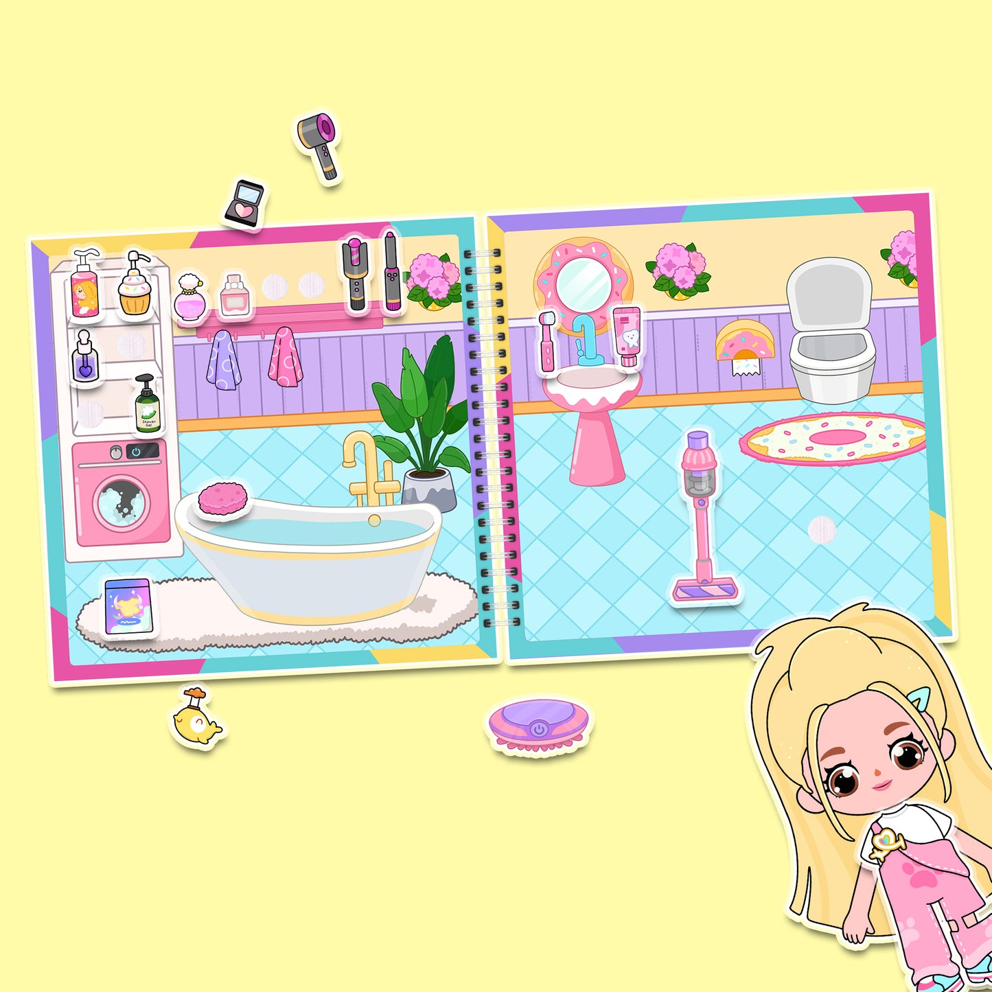 My Best Friends – Kreativ-Buch mit Klett-Stickern