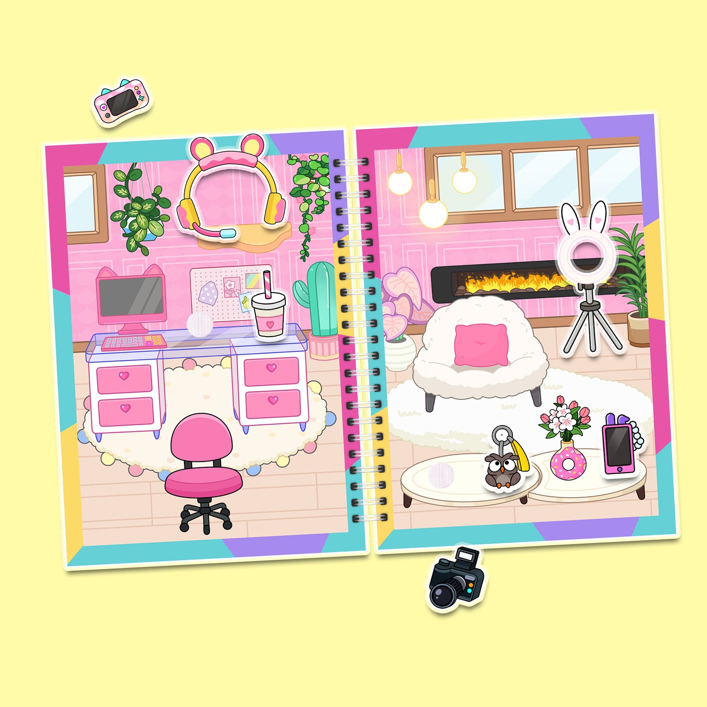 My Best Friends – Mini-Buch mit Klett-Stickern