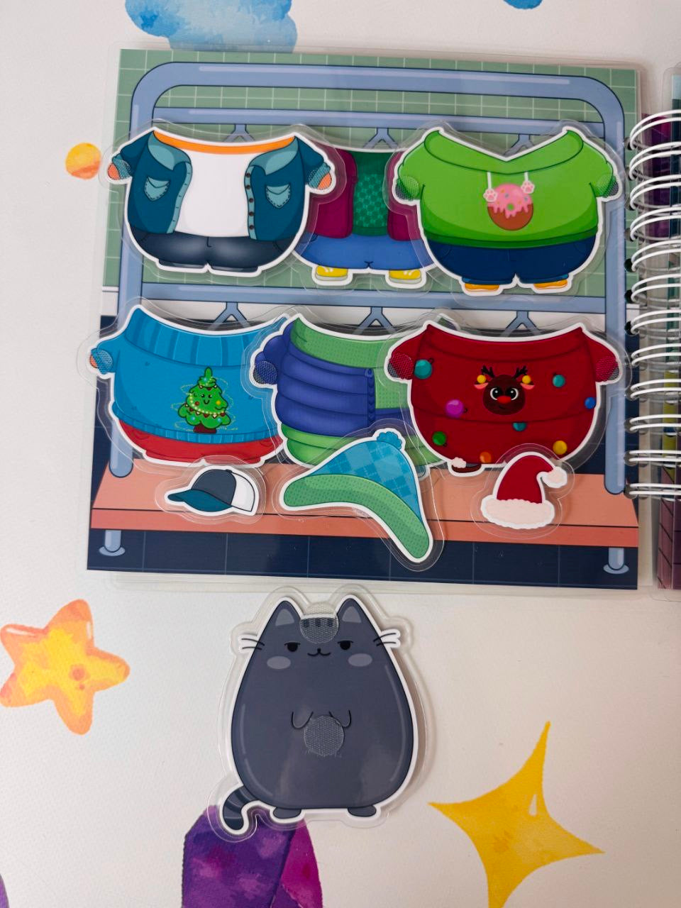 Pusheens Haus - Kreativ-Buch mit Klett-Stickern