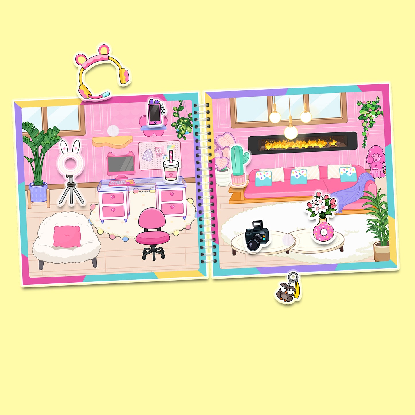 My Best Friends – Kreativ-Buch mit Klett-Stickern