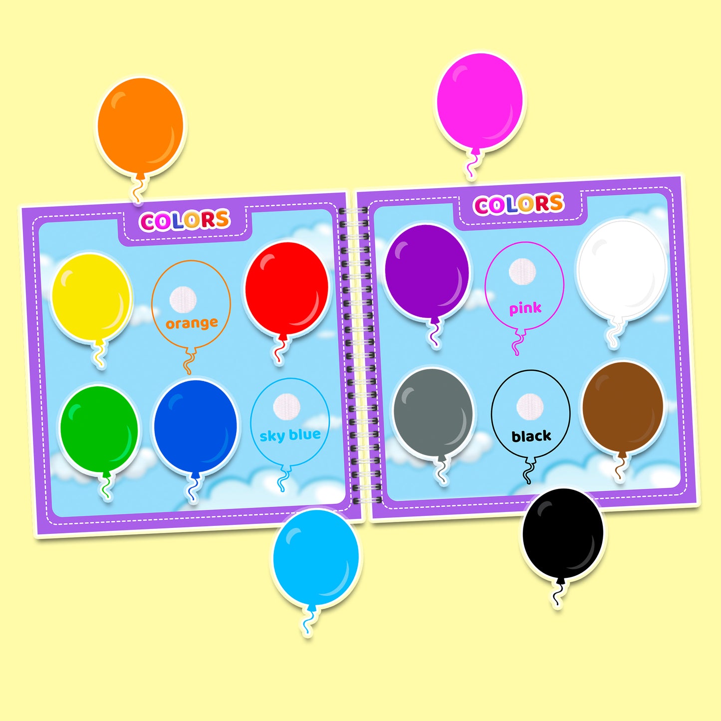 My First English (Part 1) – Interaktives Buch mit Klett-Stickern