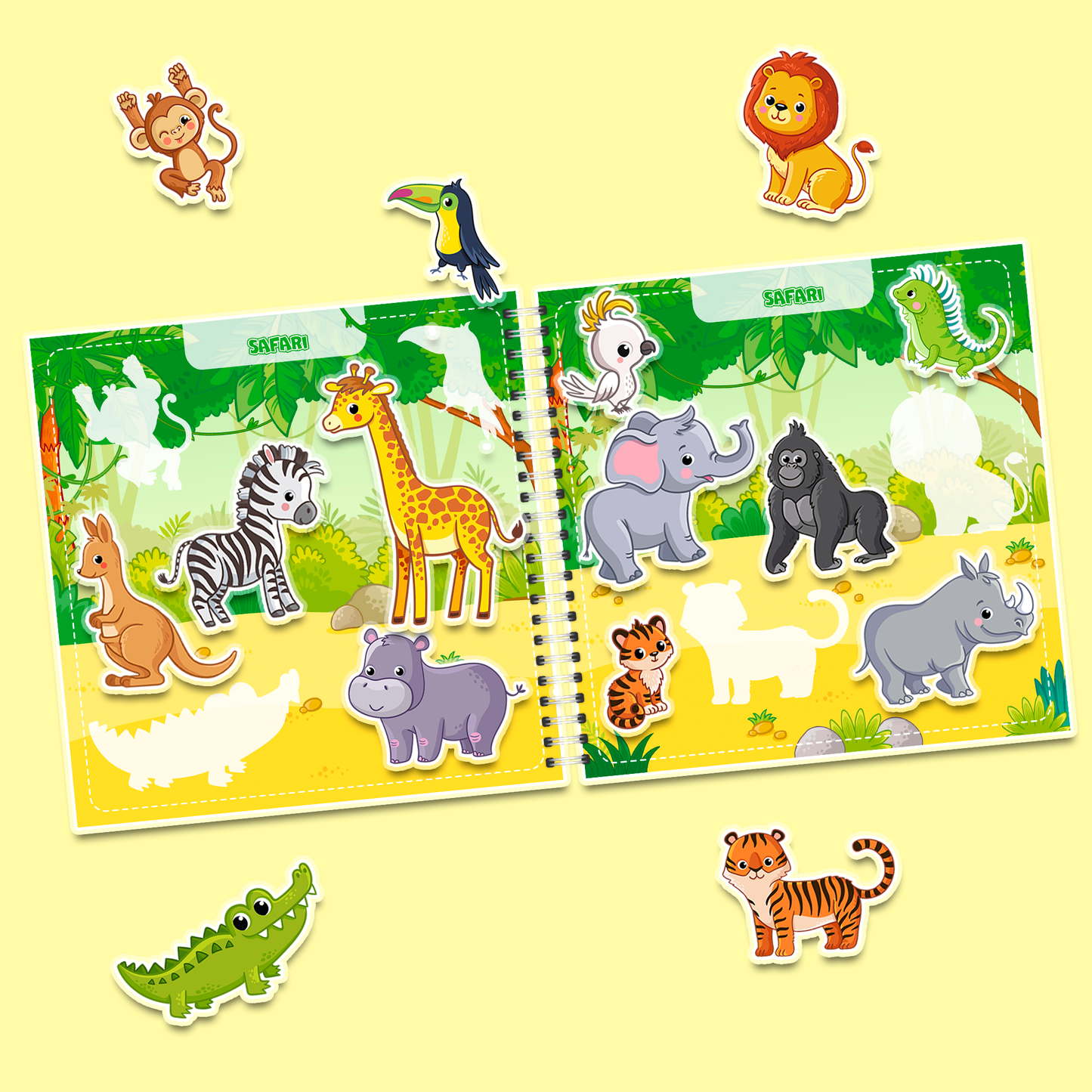 Erstes Lernbuch für Kleinkinder - Interaktives Buch mit Klett-Elementen
