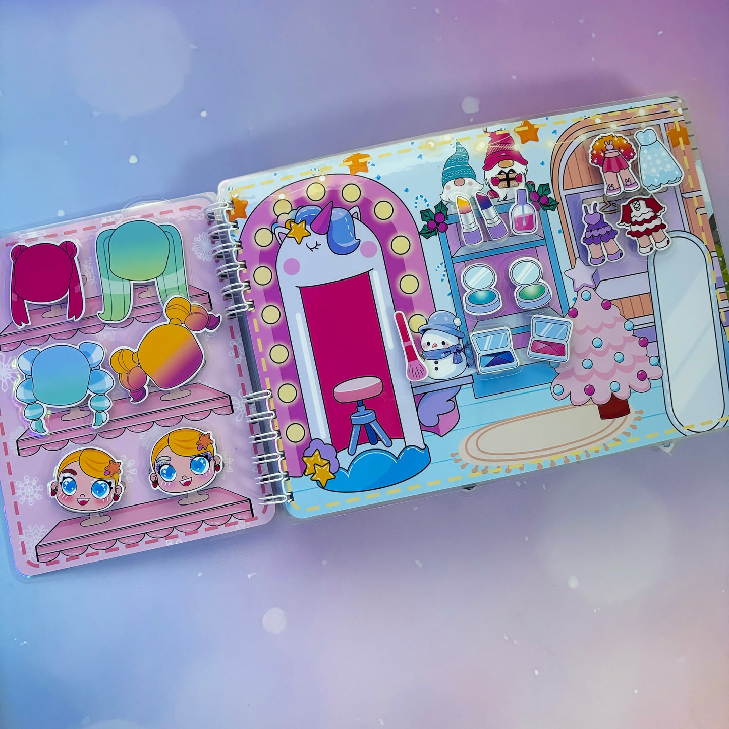 Wintergeschichten – Kreativ-Buch mit Klett-Stickern