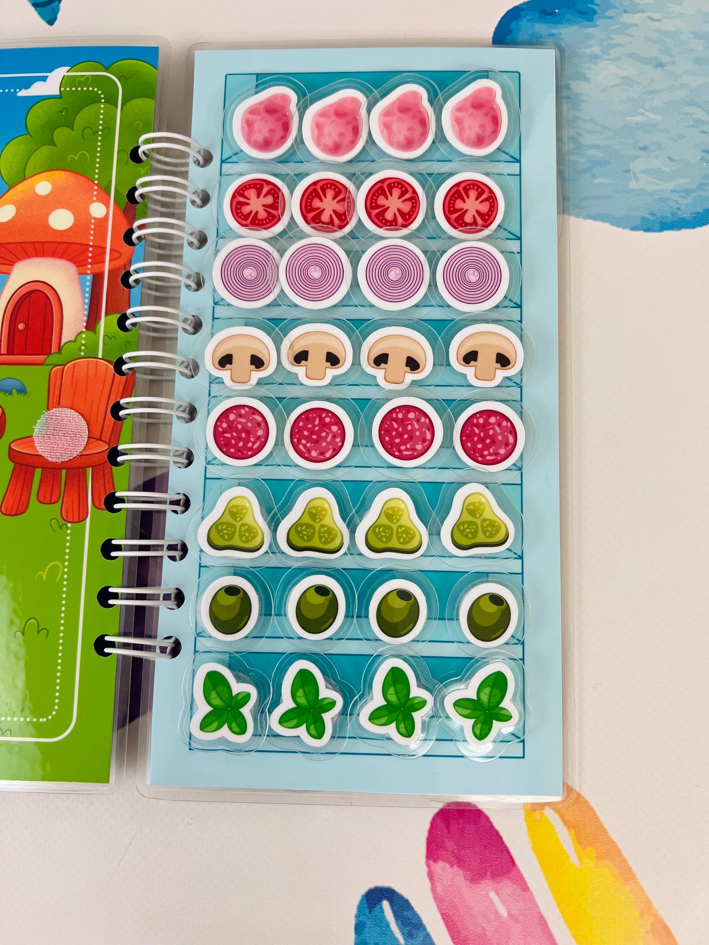 Märchenschlümpfe – Interaktives Buch mit Klett-Stickern