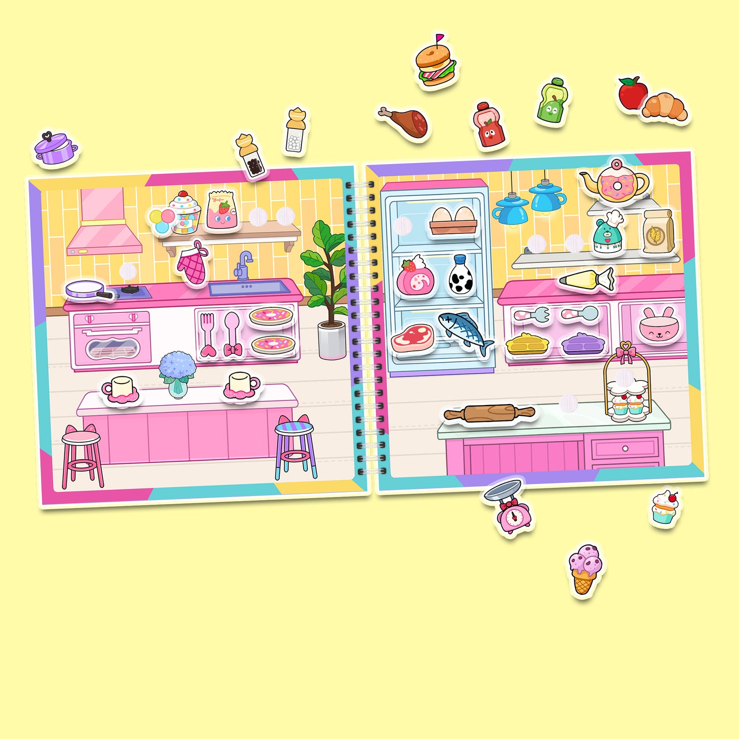 My Best Friends – Kreativ-Buch mit Klett-Stickern