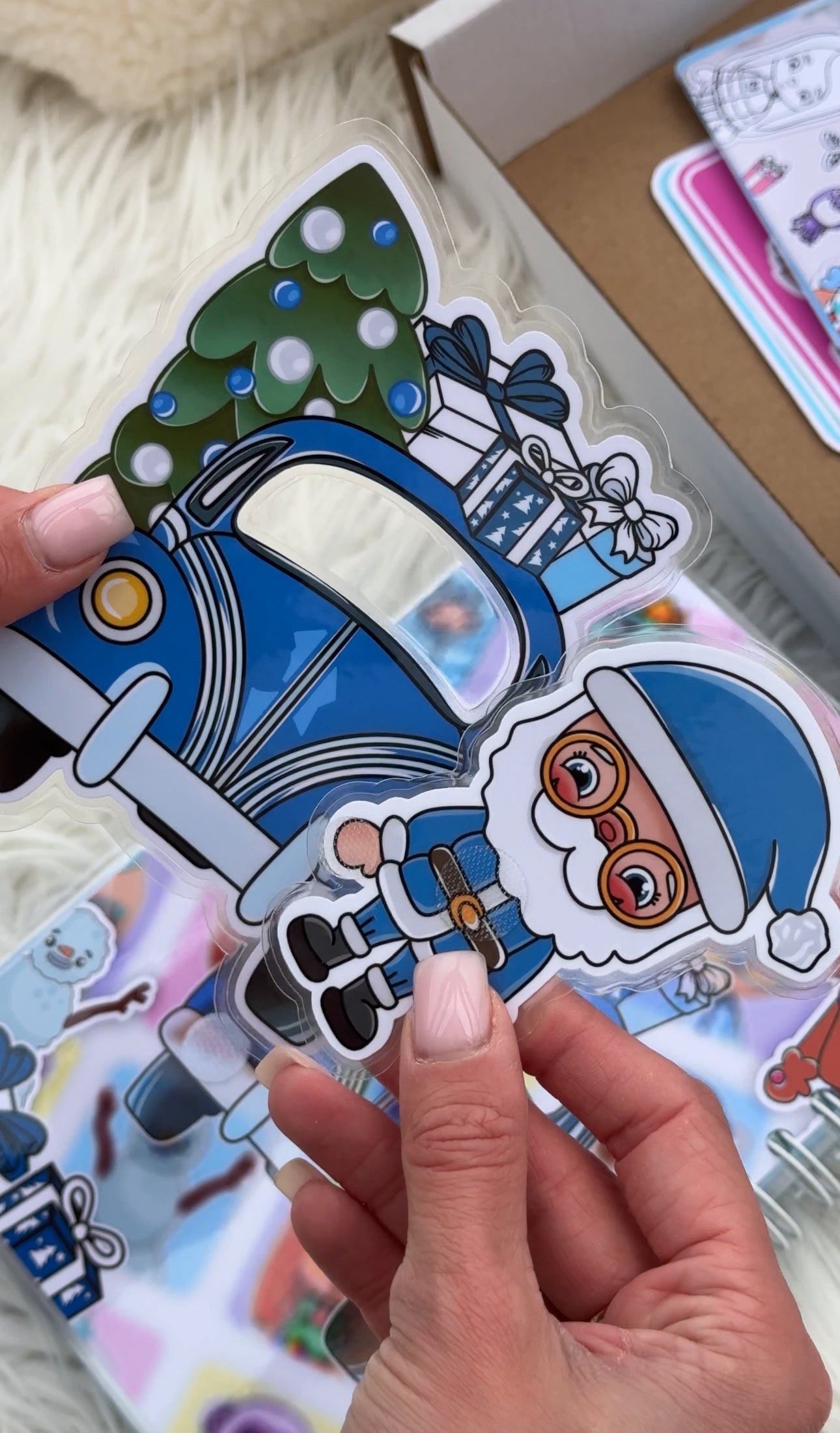 Geschenkbox „Weihnachtszauber“ - Kreatives Spielset