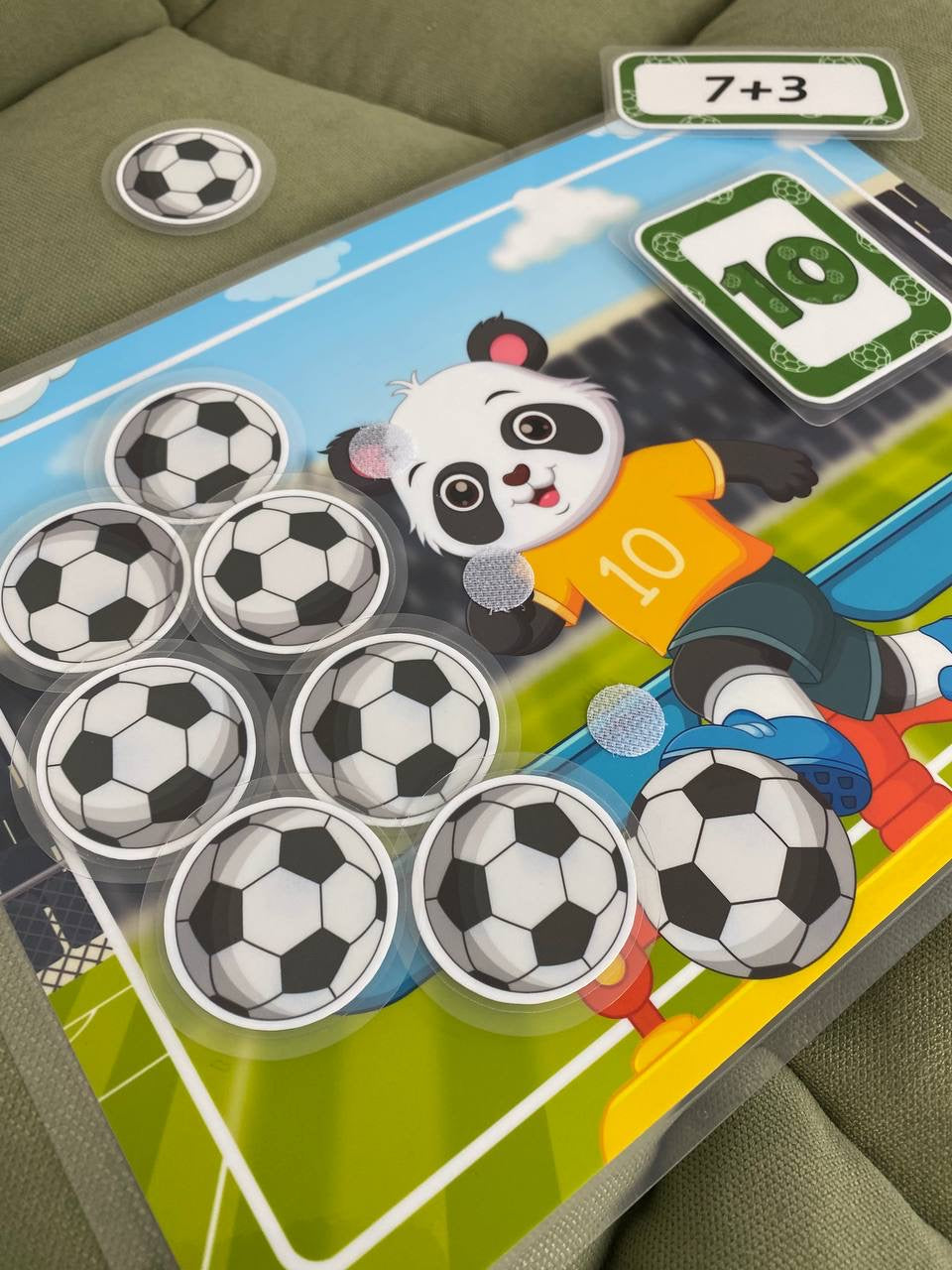 Lernspiel „Fußballspaß“ – Rechnen bis 10