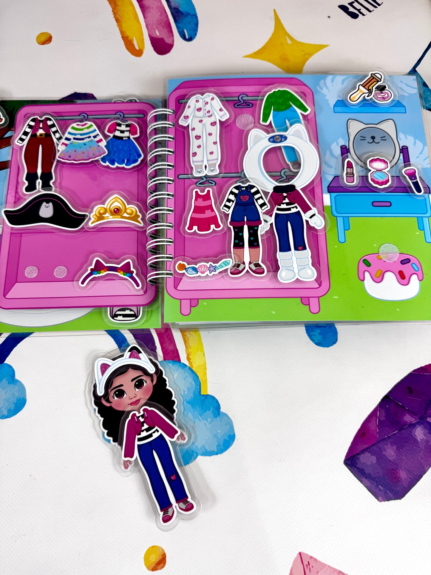 Gabbys Haus - Kreativ-Buch mit Klett-Stickern