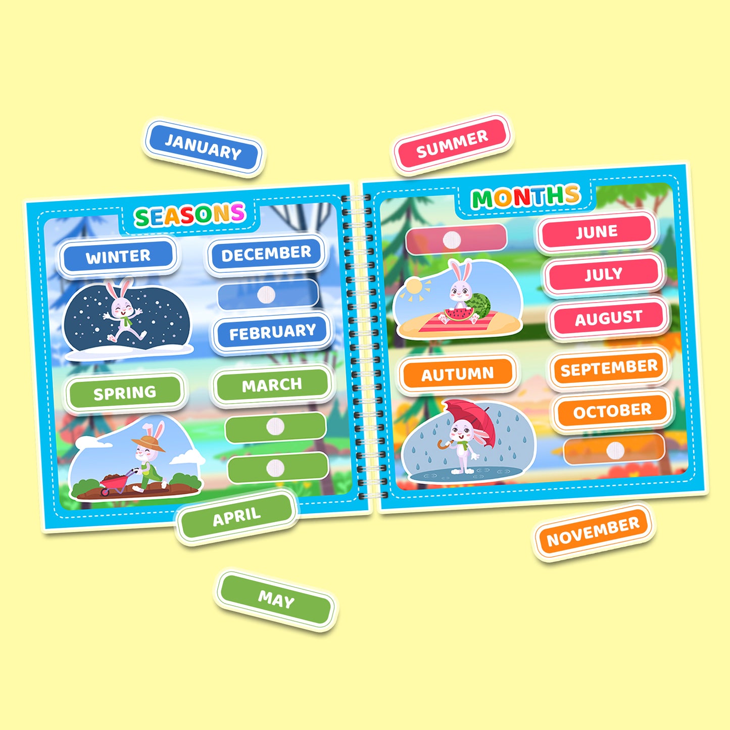 My First English (Part 2) – Interaktives Buch mit Klett-Stickern