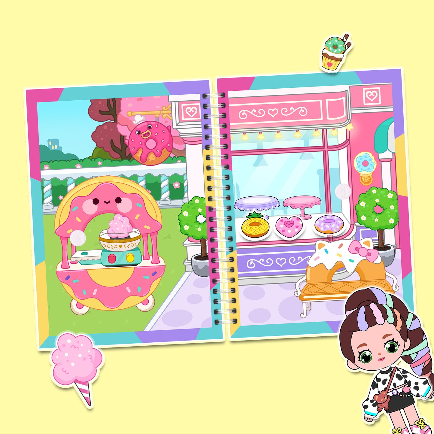 My Best Friends – Mini-Buch mit Klett-Stickern