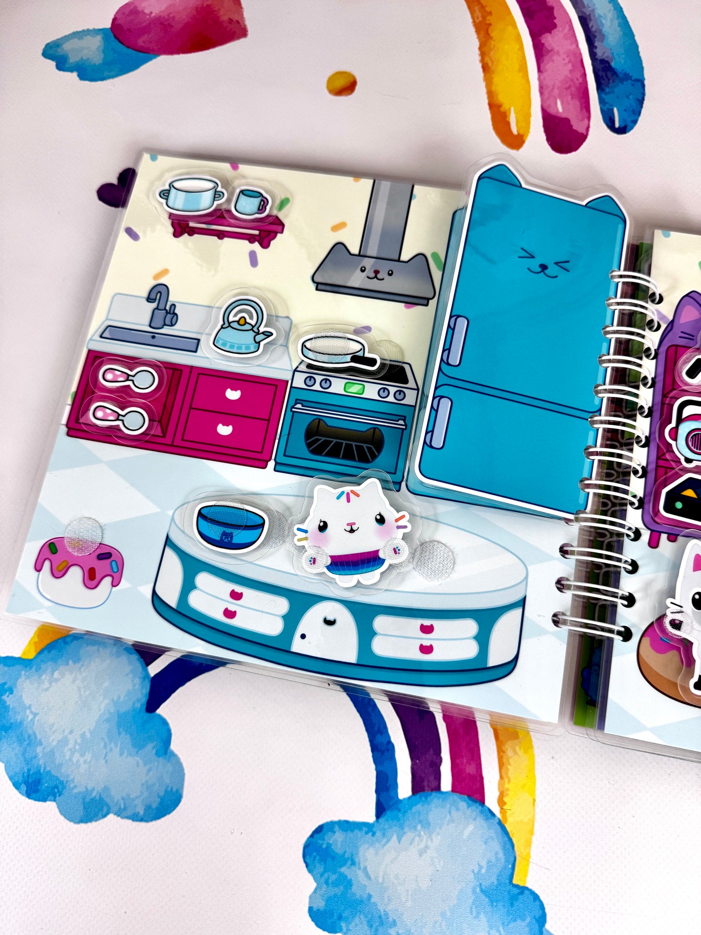 Gabbys Haus - Kreativ-Buch mit Klett-Stickern