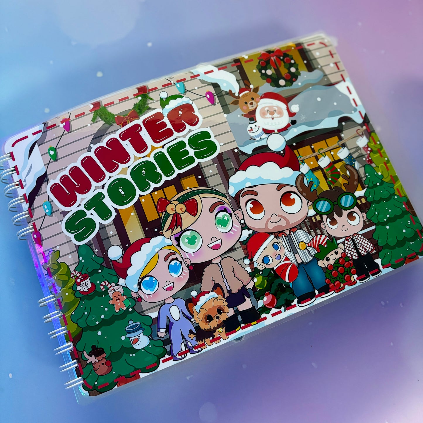 Wintergeschichten – Kreativ-Buch mit Klett-Stickern