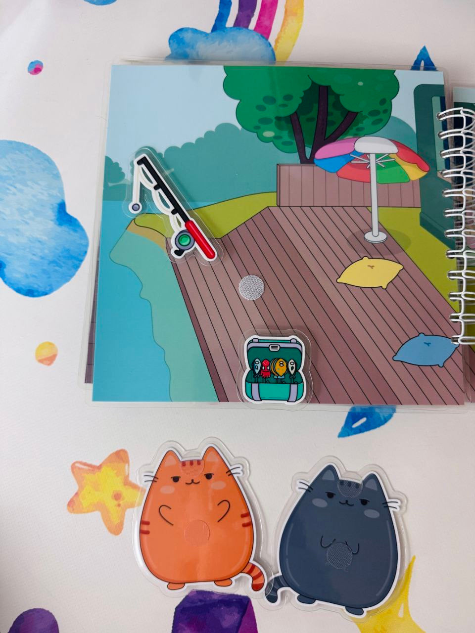 Pusheens Haus - Kreativ-Buch mit Klett-Stickern