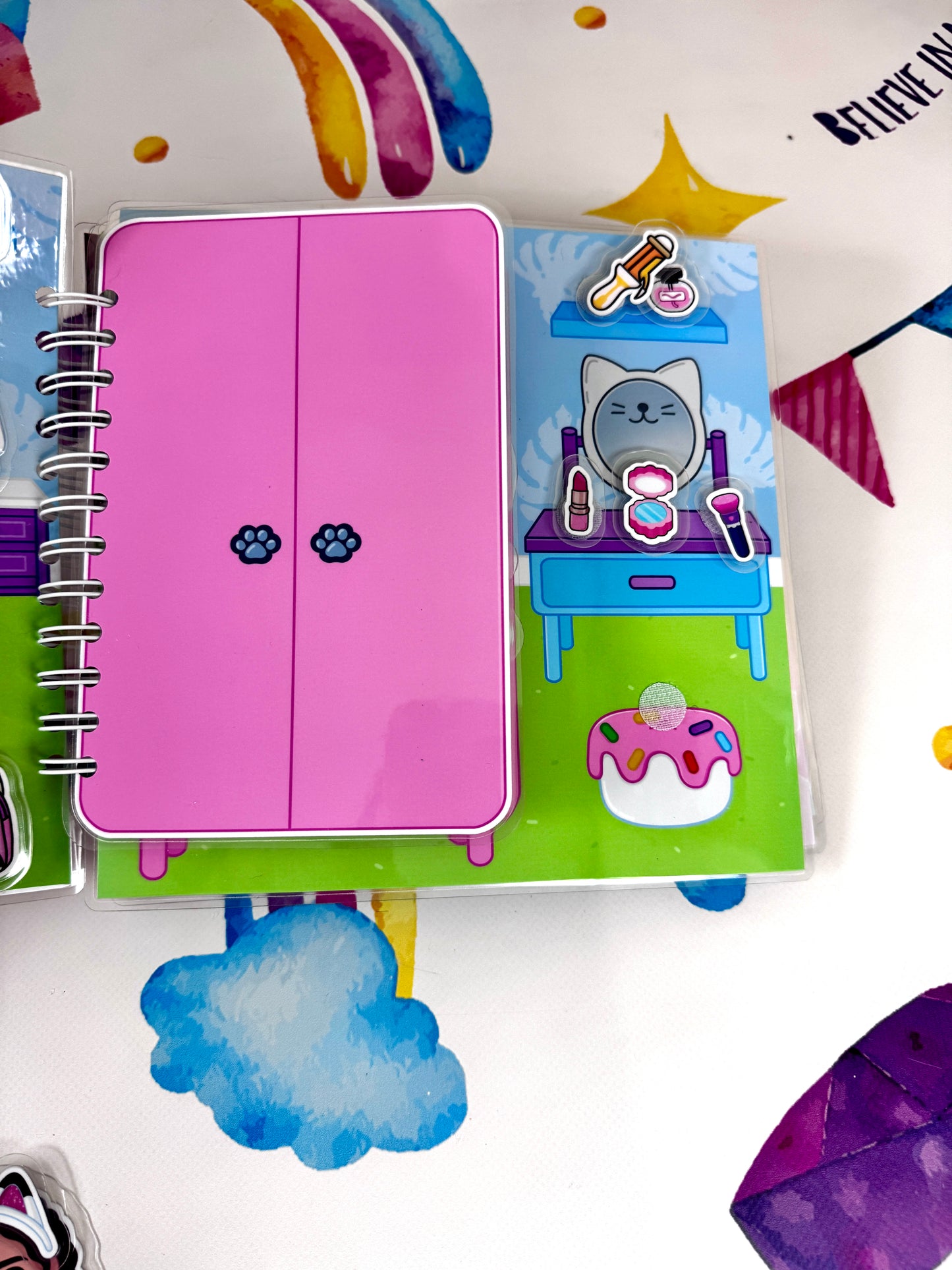 Gabbys Haus - Kreativ-Buch mit Klett-Stickern