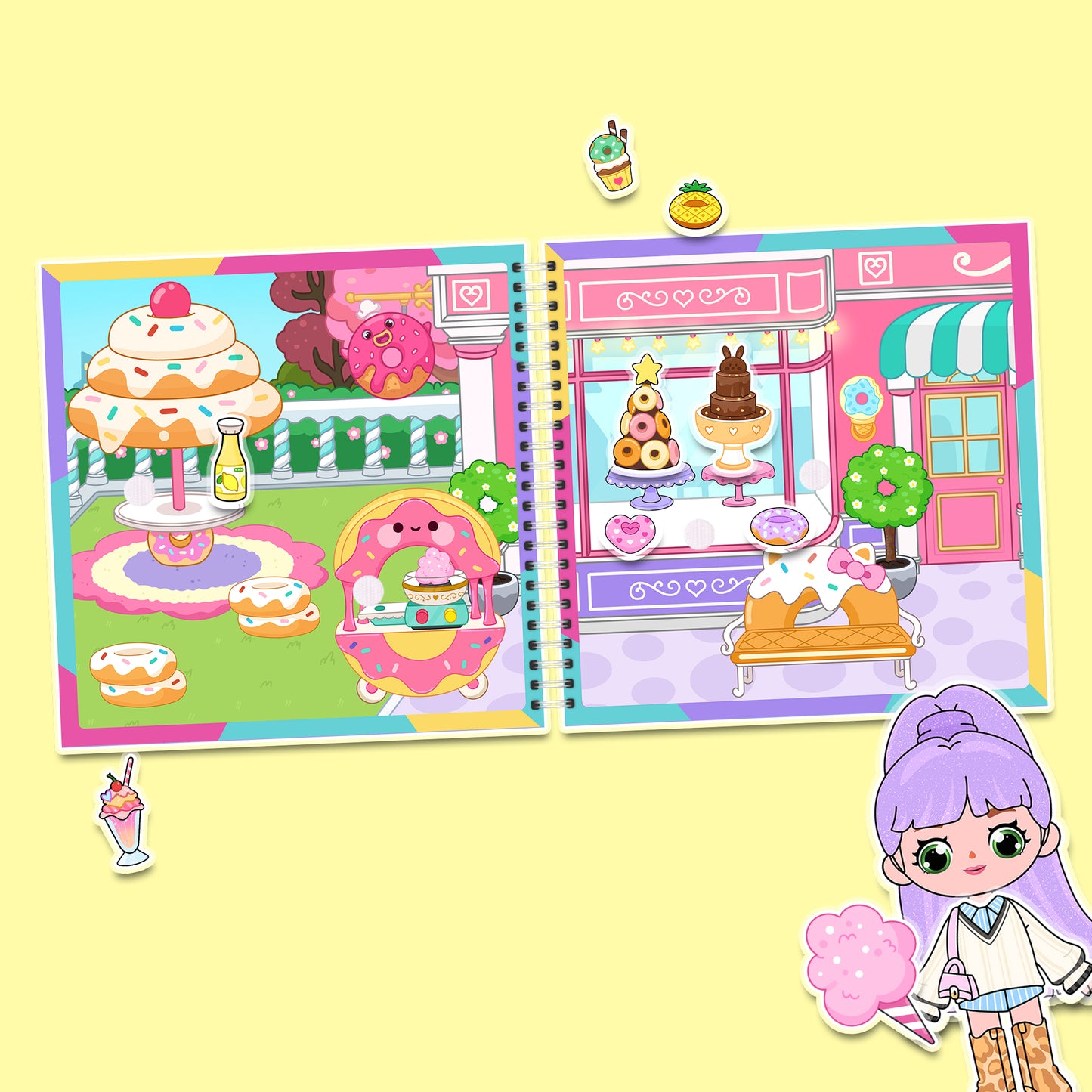 My Best Friends – Kreativ-Buch mit Klett-Stickern