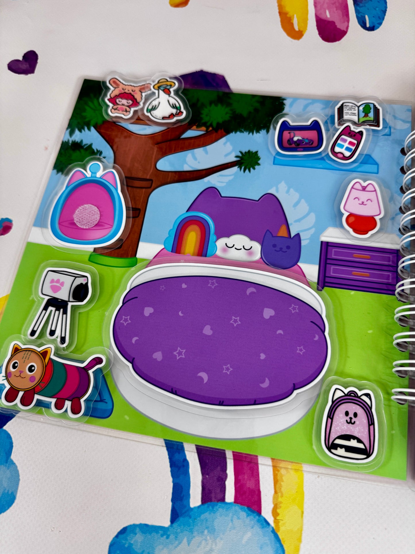 Gabbys Haus - Kreativ-Buch mit Klett-Stickern