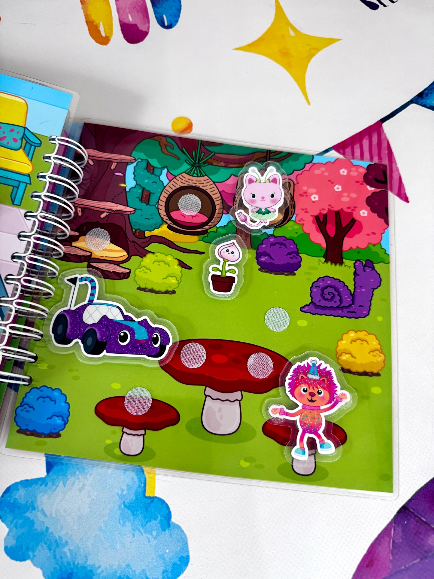 Gabbys Haus - Kreativ-Buch mit Klett-Stickern