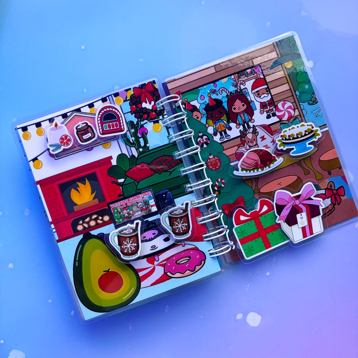 Wintermärchen (Teil 1) – Mini-Buch mit Klett-Stickern