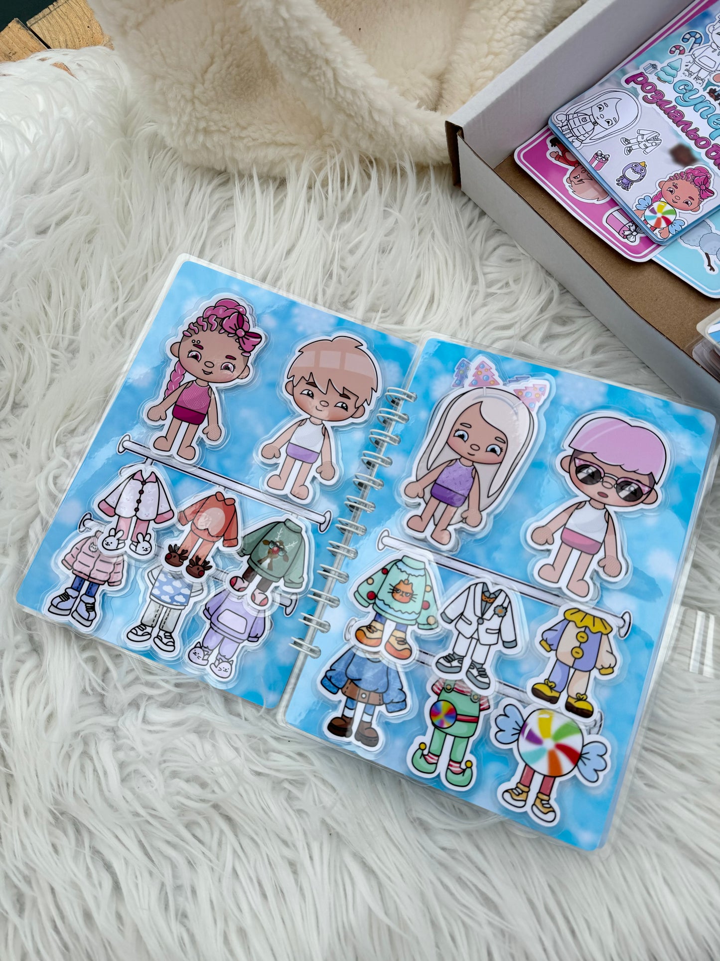 Geschenkbox „Weihnachtszauber“ - Kreatives Spielset