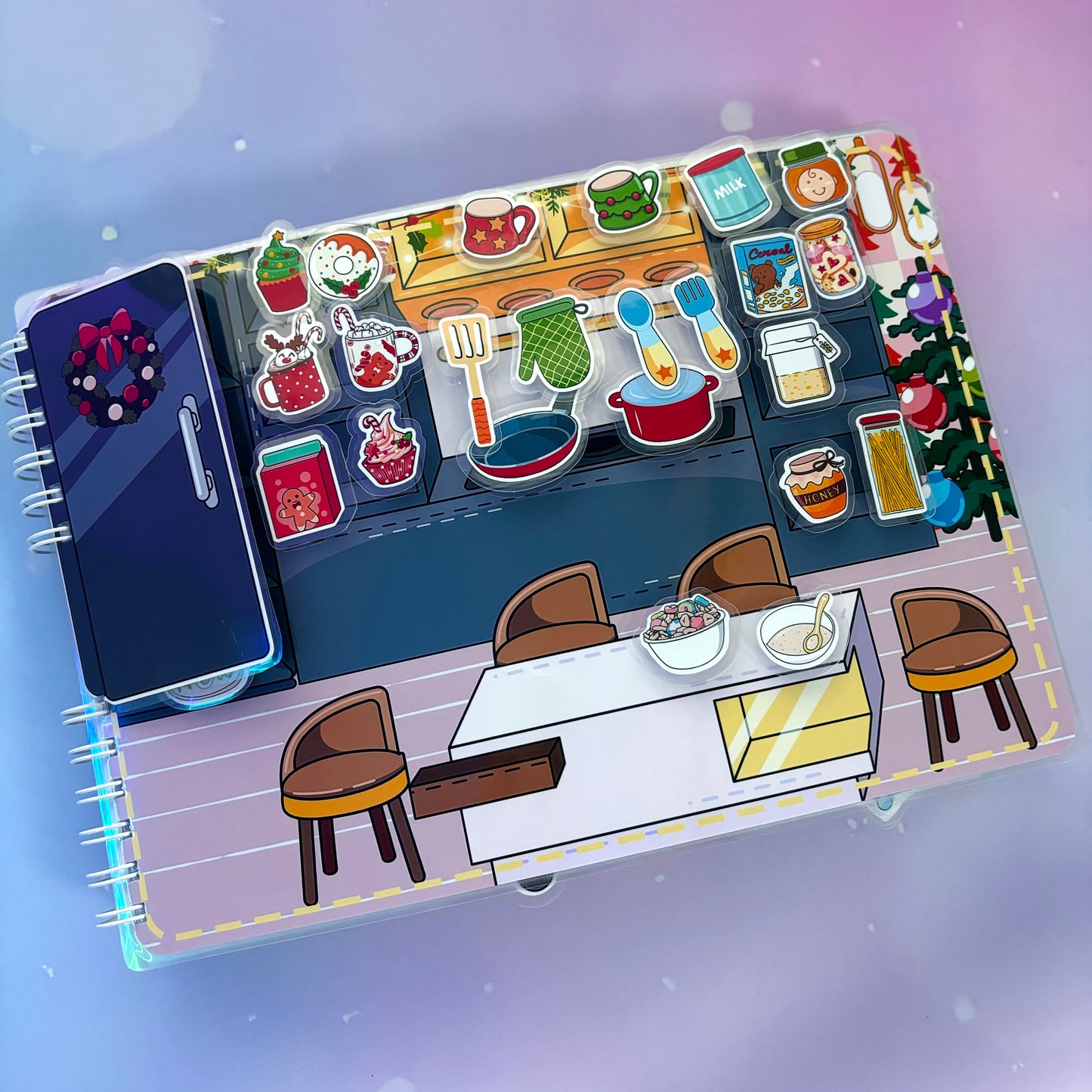 Wintergeschichten – Kreativ-Buch mit Klett-Stickern