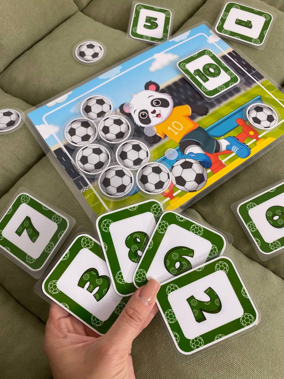 Lernspiel „Fußballspaß“ – Rechnen bis 10