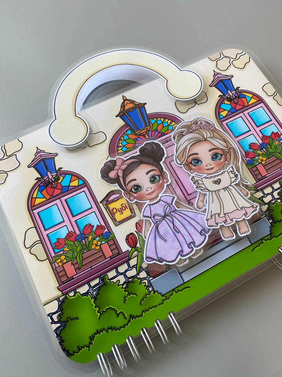 Puppenhaus „Ruby & Agnes“ – Kreativ-Buch mit Klett-Elementen