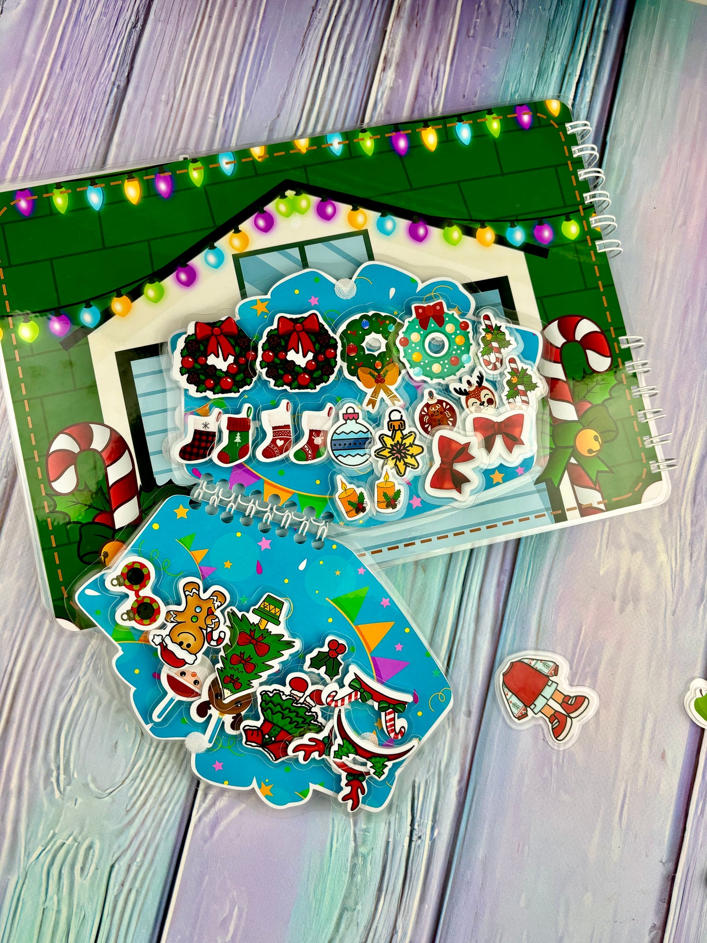 Wintermärchen (Teil 1) - Kreativ-Buch mit Klett-Stickern