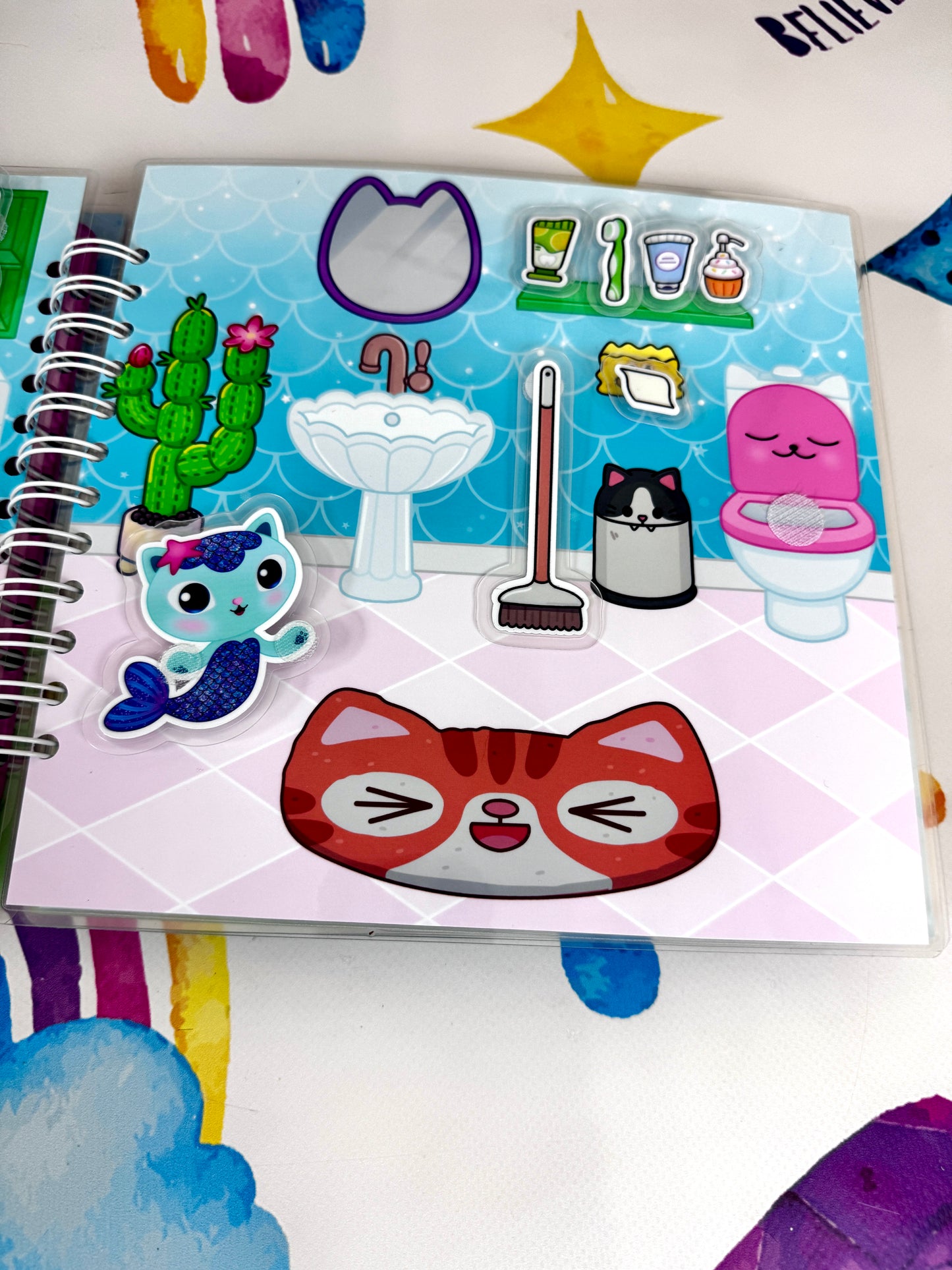 Gabbys Haus - Kreativ-Buch mit Klett-Stickern
