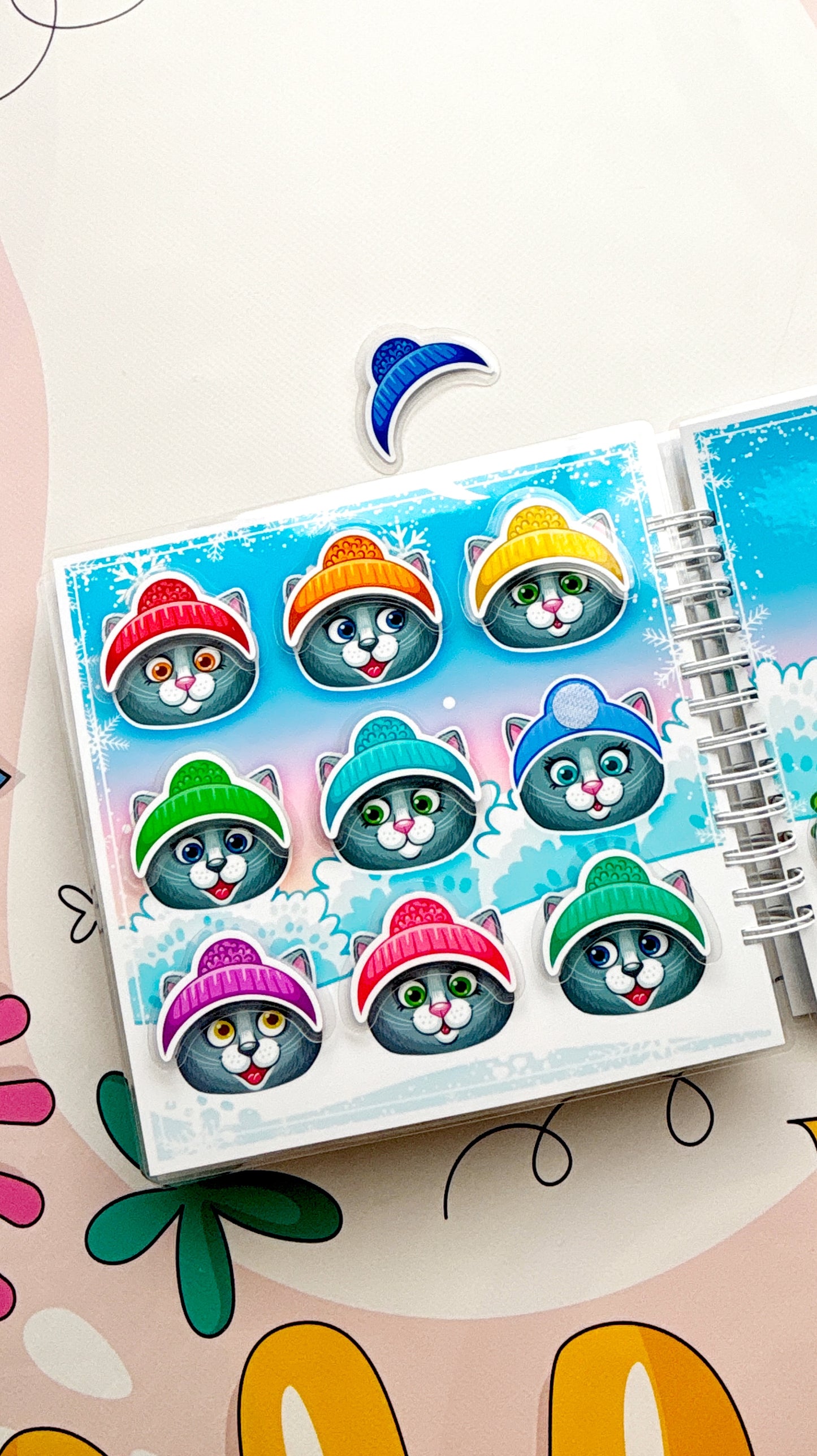 Winterspaß - Interaktives Buch mit Klett-Stickern