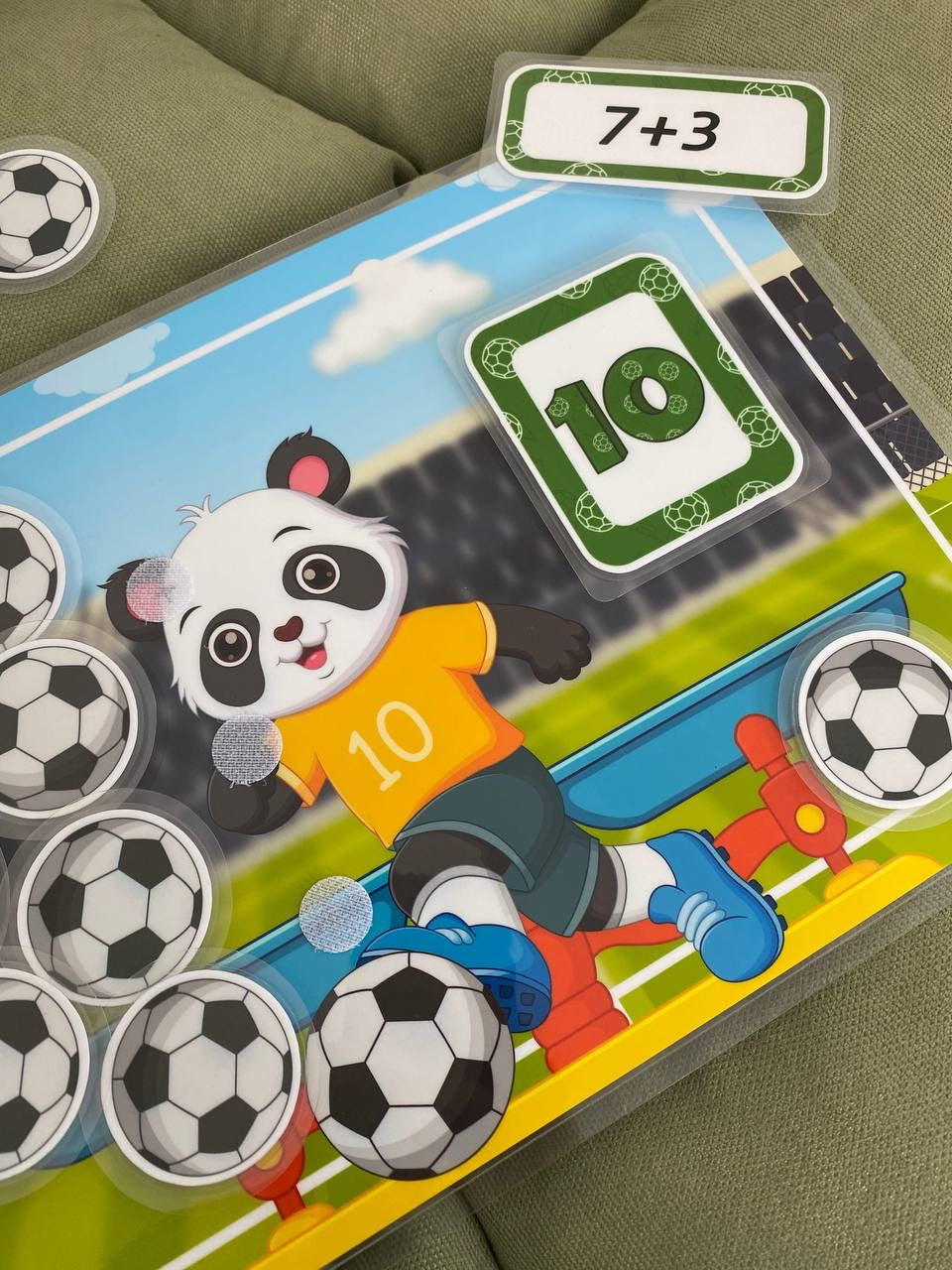 Lernspiel „Fußballspaß“ – Rechnen bis 10