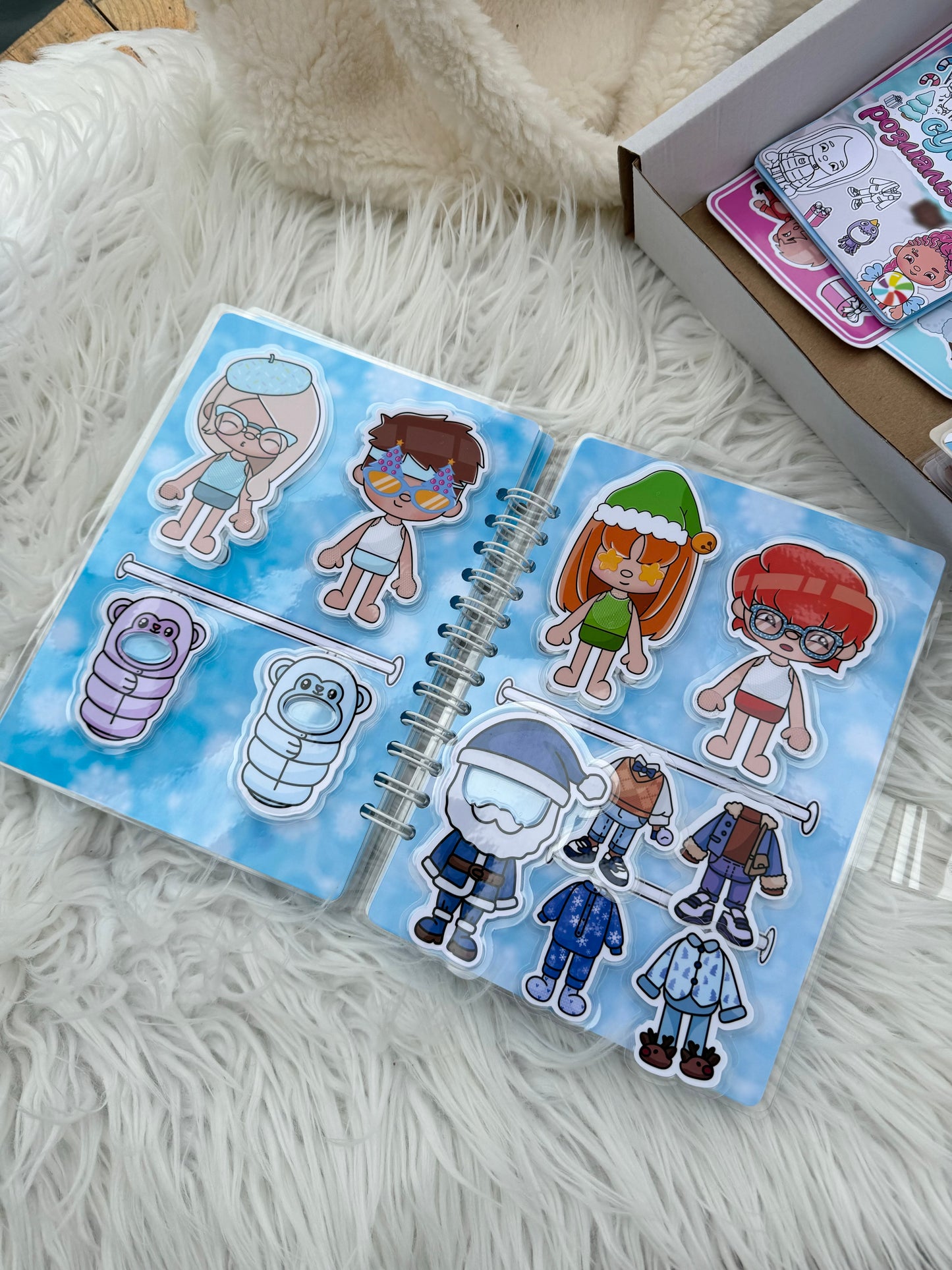 Geschenkbox „Weihnachtszauber“ - Kreatives Spielset